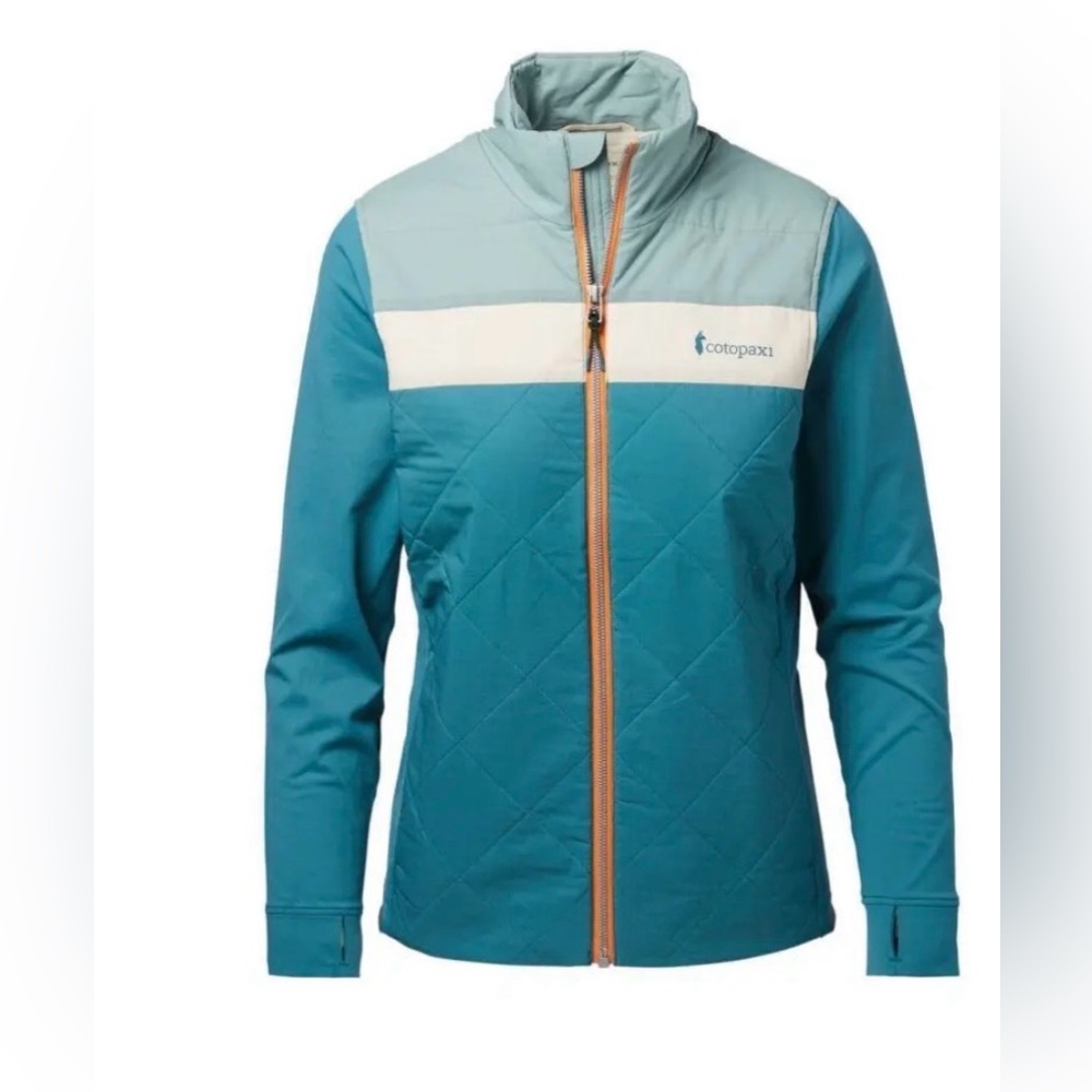 COTOPAXI Monte Hybrid Jacket Full Zip Soft Shell Quilted Long Sleeve